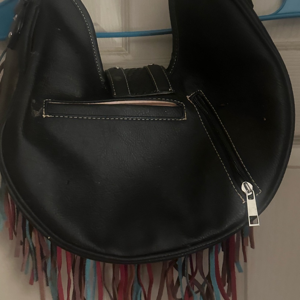 Leather fringe